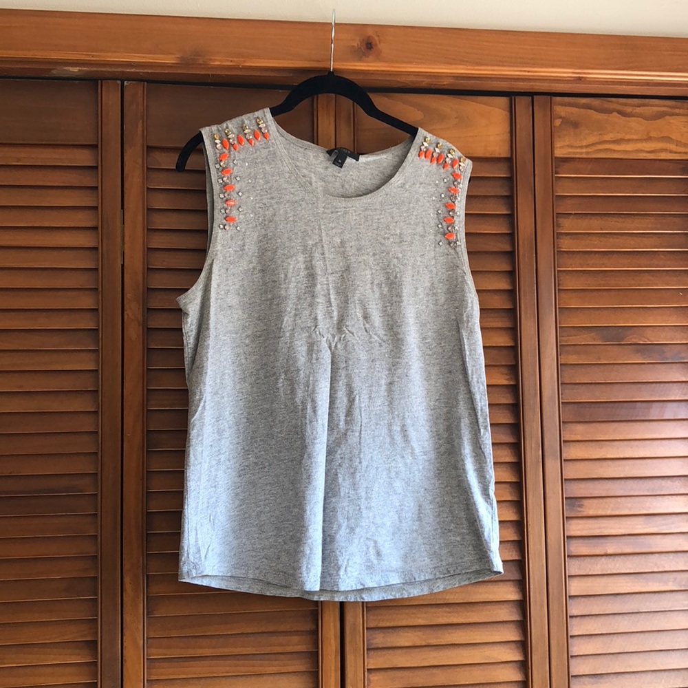 J Crew sleeveless top